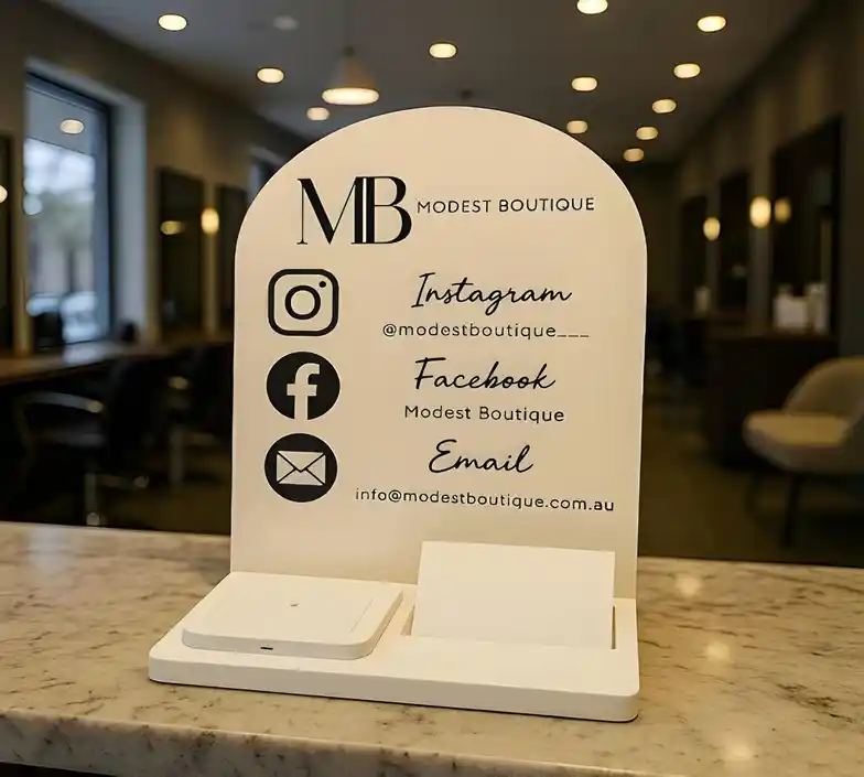 Laser Cut Acrylic Display Oman