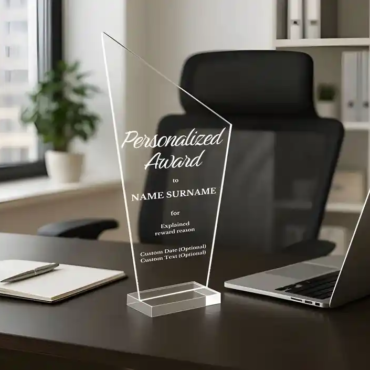 Custom Acrylic Plaques and laser-engraved recognition awards in Muscat Oman