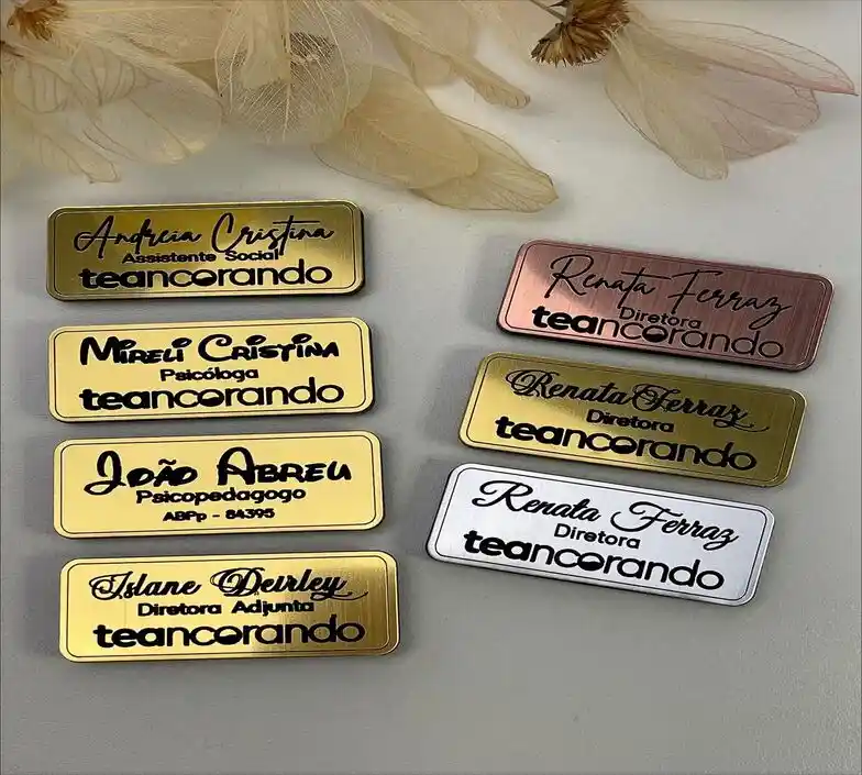 Bespoke Engraved Brass Plate Design Muscat