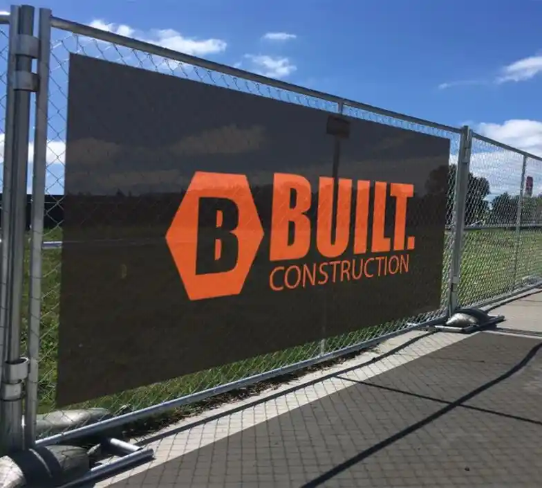 Custom Construction Fence Branding Muscat
