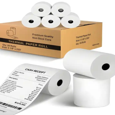 Custom Cash Rolls and thermal POS paper rolls in Muscat Oman