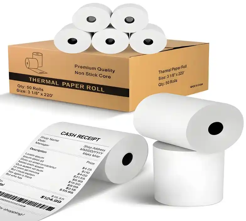 Custom Cash Rolls and thermal POS paper rolls in Muscat Oman