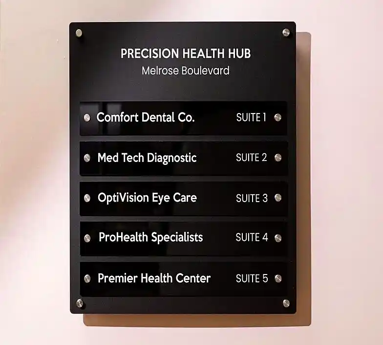 Professional Wayfinding Signage Oman