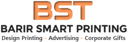 Official logo for BST Barir Smart Printing, specializing in design printing, advertising, and corporate gifts.