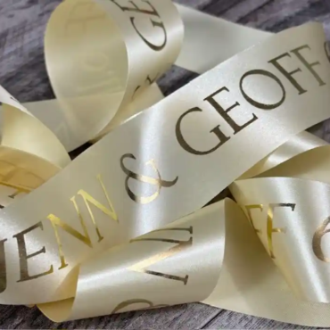 Custom Printed Ribbons for luxury gift packaging and events in Muscat Oman