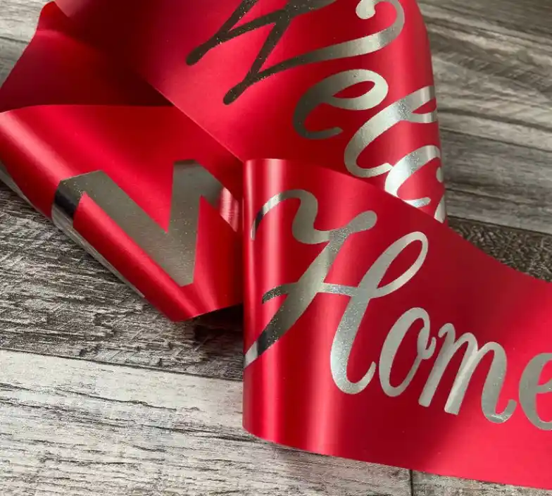 Custom Satin Ribbon Printing Muscat