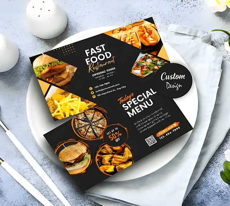 Custom Business Cards printing with premium finishes in Muscat Oman