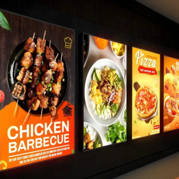 Custom Light Box signage with high vibrancy graphics in Muscat Oman