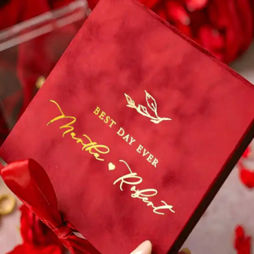 Custom Velvet Box and luxury award presentation packaging in Muscat Oman