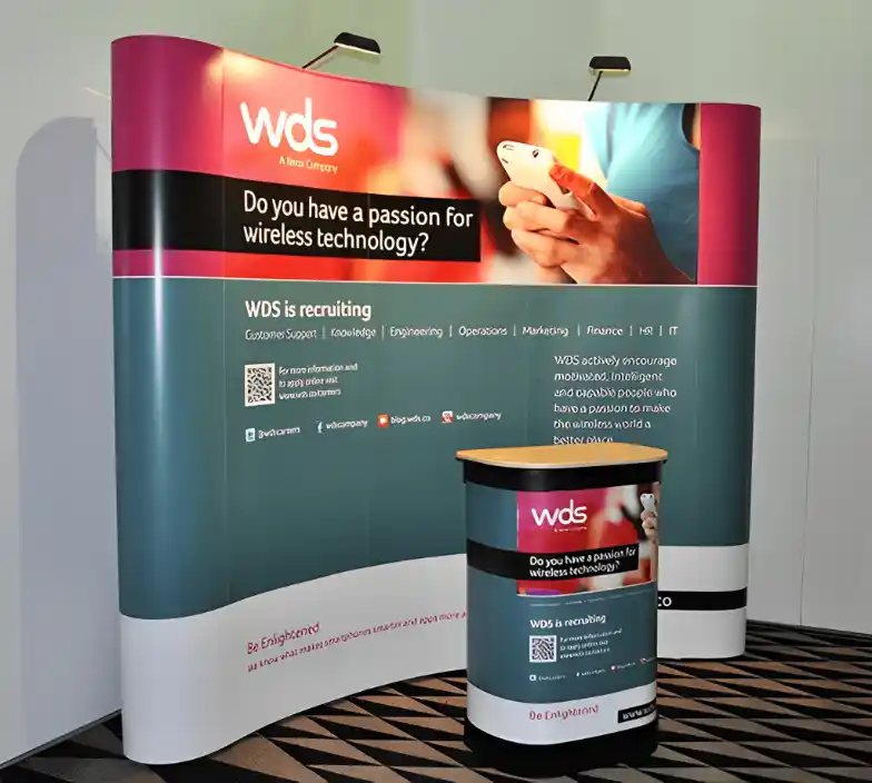 Custom Pop-up Backdrop Display Muscat